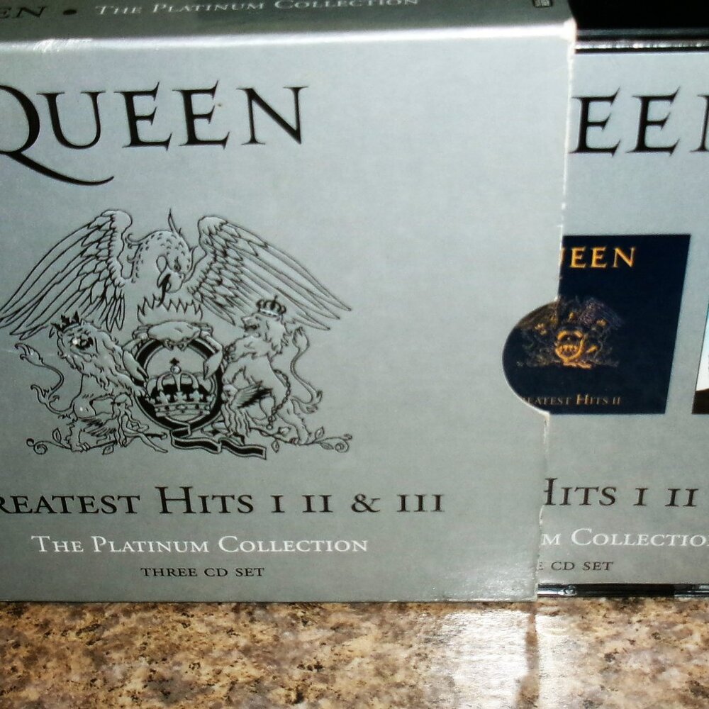 freddie mercury & queen platinum collection greatest hits 1 2 3 3 cd box set